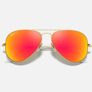 Aviator flash lenses (Polarized) Orange